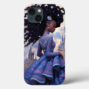 ブラックプリンセスファンタジーアート iPhone 13ケース