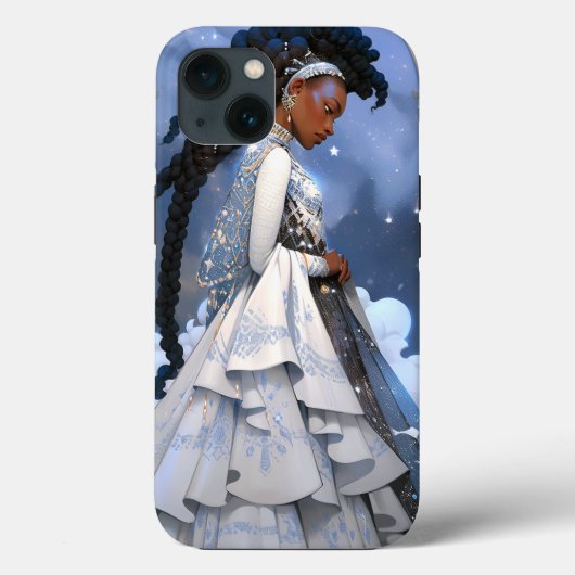 ブラックプリンセスファンタジーアート Case-Mate iPhoneケース (裏面)