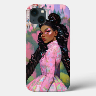 ブラックプリンセスファンタジーアート iPhone 13ケース