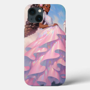 ブラックプリンセスファンタジーアート iPhone 13ケース