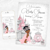 ブラックプリンセスベビーシャワー 招待状