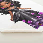 ブラックプリンセス シェルパブランケット (3/4)