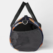 ブラックプリントカットシュー大ダッフェルバッグ ダッフルバッグ (右)