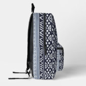 ブラックプリントカットソーバッグ プリントバックパック (左)