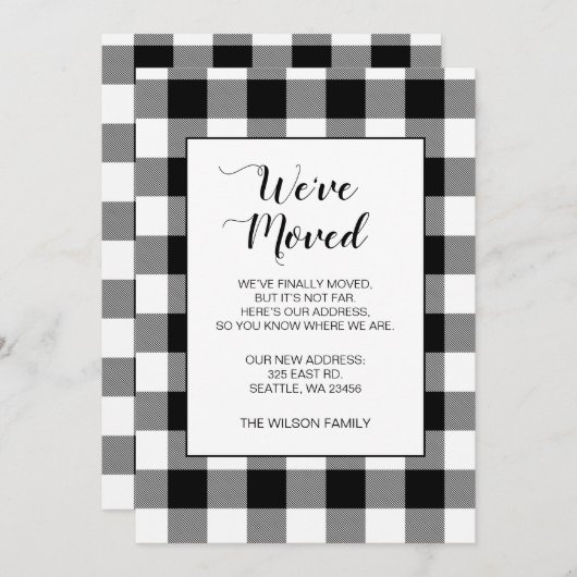 ブラックプレイド引っ越しましたホリデーアナウンス (正面/裏面)