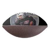 ブラックプレイヤー名番号写真記念 アメリカンフットボール (回転90)