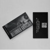 ブラックプロフェッショナルフォトグラファー名刺 名刺