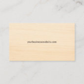 ブラックプロフェッショナル木製パレットクレート 名刺 (裏面)