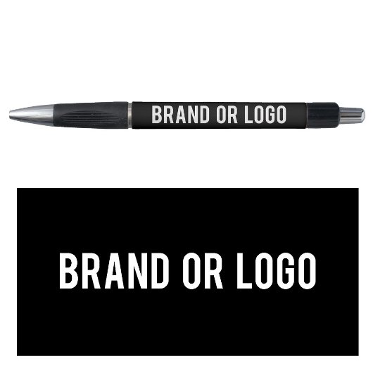 ブラックプロモーション用品カスタムビジネスロゴ ボールペン