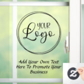 ブラックプロモ文字ロゴ ウィンドウサイン (ホーム)