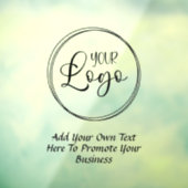 ブラックプロモ文字ロゴ ウィンドウサイン (シート3)