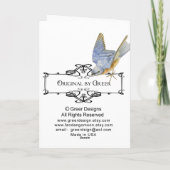 ブラックプードルアンドスクーターバレンタインアート シーズンカード (裏面)