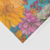 ブラックプードルカラフルポートレートデコページ 薄葉紙 (詳細)