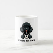 ブラックプードルコーヒー黒以外の何も コーヒーマグカップ (中央)