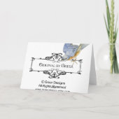 ブラックプードルバケーションインハワイ カード (裏面)