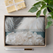 ブラックプードルポートレートホワイトアジランジアデクページ 薄葉紙 (ギフト)