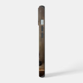 ブラックプードル iPhone 15ケース (左側面)