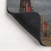 ブラックプールのタワーおよび市街電車 マウスパッド (コーナー)