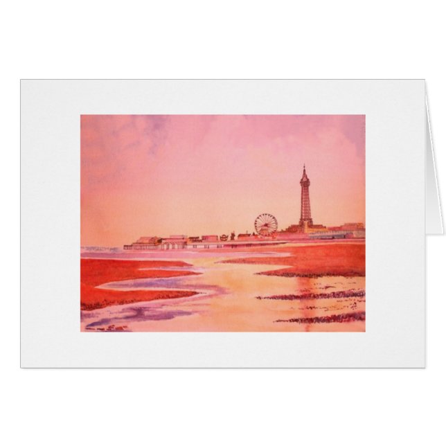 ブラックプールのタワーおよび海岸地区 (正面横)