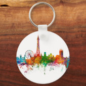 ブラックプールイングランドスカイライン キーホルダー (正面)