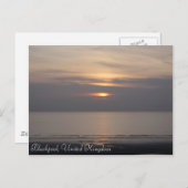 ブラックプールサンセット ポストカード (正面/裏面)