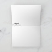 ブラックプールタワーグリーティングカード カード (内部)