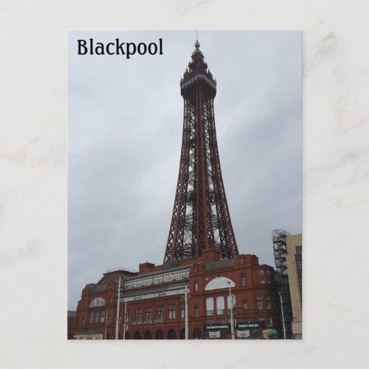 ブラックプールタワー ポストカード (正面)
