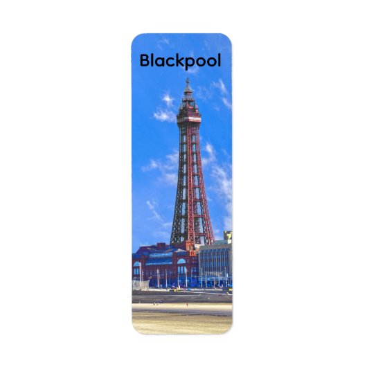 ブラックプールタワー ラベル (正面)