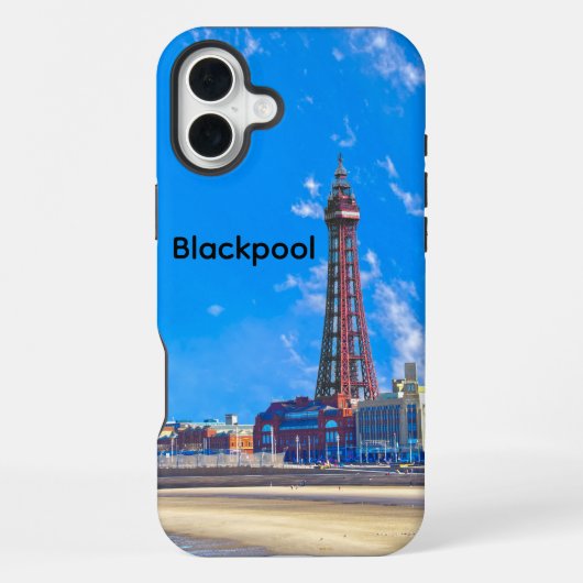ブラックプールタワー iPhoneケース (裏面)