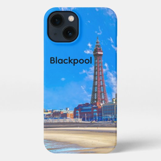 ブラックプールタワー iPhoneケース (裏面)