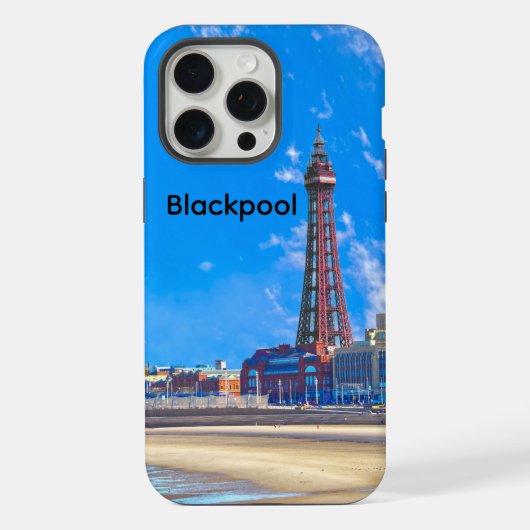 ブラックプールタワー iPhoneケース (裏面)