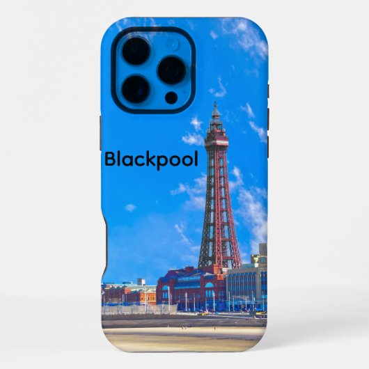 ブラックプールタワー iPhoneケース (裏面)