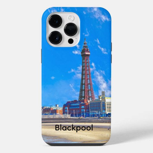 ブラックプールタワー iPhoneケース (裏面)