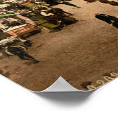 ブラックプールタワーIII、イギリス、ランカシャー ポスター (角)