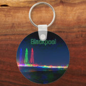 ブラックプールビーチライトat Night キーホルダー (正面)