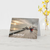 ブラックプールピアイングリッシュシーサイドリゾート カード (黄色い花)