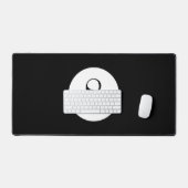 ブラックプールボール第8ボール デスクマット (キーボード&マウス)