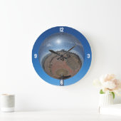 ブラックプールミラーボールグリッターボール時計 ラージ壁時計 (ホーム)