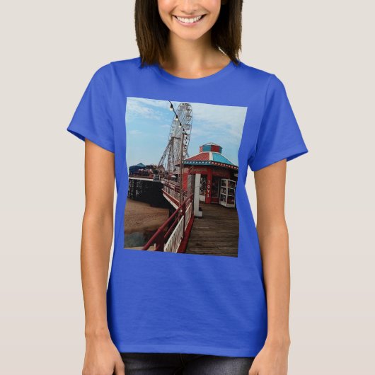 ブラックプール桟橋 Tシャツ (正面)