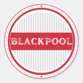 ブラックプール・シティプライド・エンブレム - イングランドのアイデンティティ ラウンドシール