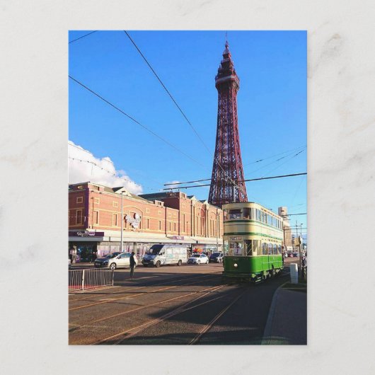 ブラックプール・タワー 旅行のはがき 2018年 ポストカード (正面)