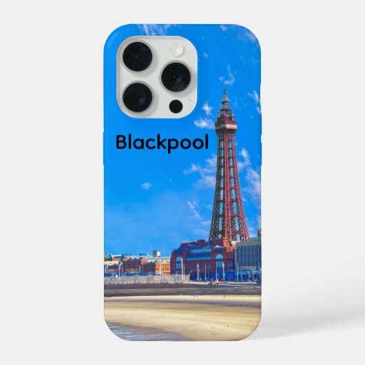 ブラックプール・タワー iPhoneケース (裏面)