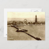 ブラックプール ポストカード (正面/裏面)