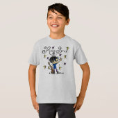 ブラックヘアボーイロックスター Tシャツ (正面フル)