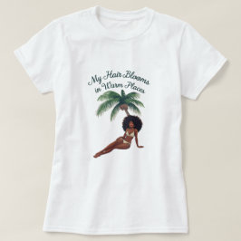 ブラックヘア アフロ ナチュラルヘア グラフィックTシャツ Tシャツ