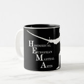 ブラックヘマグ ツートーンマグカップ (正面左)