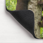 ブラックベアカブス登山ツリー マウスパッド (コーナー)