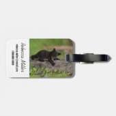 ブラックベアカブ登山ツリー ラゲッジタグ (裏面横)