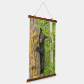 ブラックベアカブ |ミネソタ 吊り下げ型タペストリー (傾斜あり)