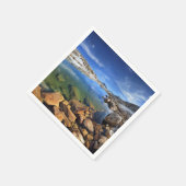 ブラックベアターン – シエラ スタンダードカクテルナプキン (角)